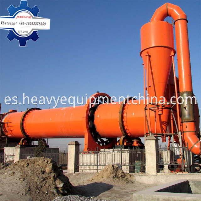 Rotary dryer for msw